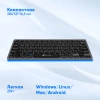 Клавиатура Оклик 835S серый/черный USB беспроводная BT/Radio slim Multimedia (1696467)