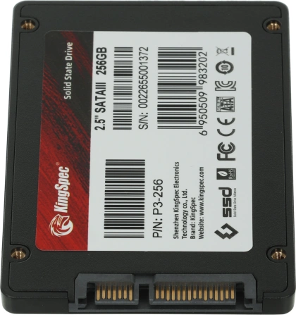 Накопитель SSD Kingspec SATA III 256Gb P3-256 2.5"