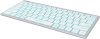 Клавиатура A4Tech Fstyler FX61 белый USB slim LED (FX61 WHITE)