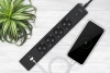 Сетевой удлинитель Powercube PC-7B-2M 1.9м (4 розетки) черный (коробка)