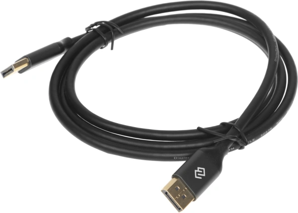 Кабель аудио-видео Digma DisplayPort (m)/DisplayPort (m) 1.5м. черный (D-DP-V1.4-1.5M)