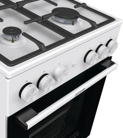 Плита Газовая Gorenje GG5A11WF белый (без крышки) реш.чугун