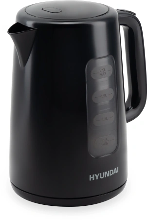 Чайник электрический Hyundai HYK-P2501 2.5л. 2200Вт черный (корпус: пластик)