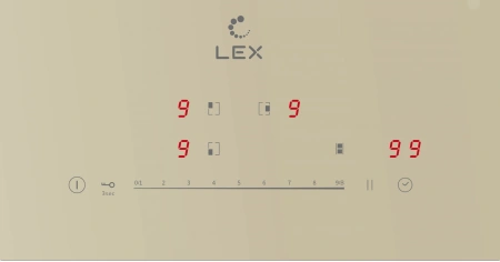 Индукционная варочная поверхность Lex EVI 631A IV слоновая кость