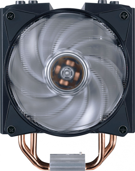 Устройство охлаждения(кулер) Cooler Master MA410M ARGB Soc-AM4/1151/1200/2066 4-pin 6-31dB Al+Cu 150W 820gr LED Ret