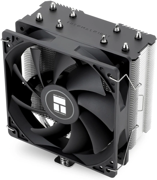 Устройство охлаждения(кулер) Thermalright Assassin X 120 Refined SE Soc-AM5/AM4/1200/1700/1851 черный 4-pin 25.6dB Al+Cu 630gr Ret (AX120-R-SE)