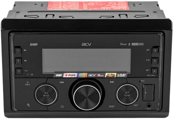 Автомагнитола ACV ADX-211BM 2DIN 4x50Вт v5.0 DSP 3 ПДУ (40189)