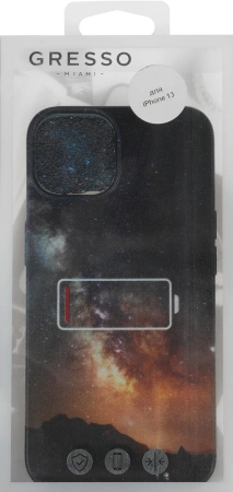 Чехол (клип-кейс) Gresso для iPhone 13 Meridian черный (GR17AAAE8893)