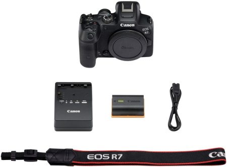 Фотоаппарат Canon EOS R7 черный 32.5Mpix 2.95" 4K WiFi LP-E6NH