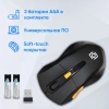 Мышь Оклик 585MW черный оптическая (1600dpi) беспроводная USB для ноутбука (7but)