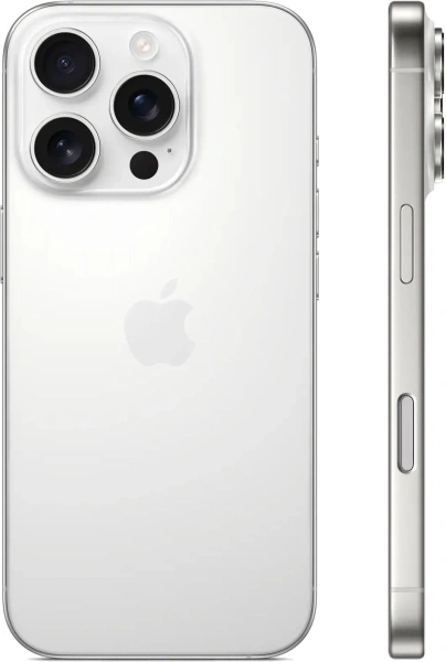 Смартфон Apple A3292 iPhone 16 Pro 256Gb белый титан моноблок 3G 4G 1Sim 6.3" 1206x2622 iOS 18 48Mpix 802.11 a/b/g/n/ac/ax/be NFC GPS Protect