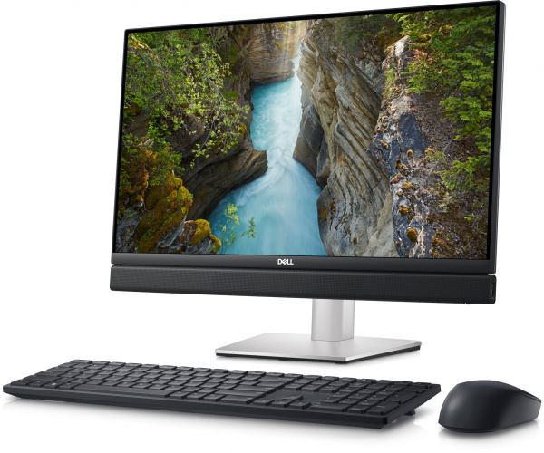 Моноблок Dell Optiplex 7410 Plus 23.8" Full HD i7 13700 (2.1) 16Gb SSD512Gb UHDG 770 CR Linux Ubuntu GbitEth WiFi BT 240W клавиатура мышь Cam серебристый 1920x1080