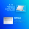 Ноутбук Asus Zenbook 14 OLED UX3405MA-QD993 Core Ultra 9 185H 16Gb SSD512Gb Intel Arc 14" OLED FHD+ (1920x1200) noOS silver WiFi BT Cam Bag (90NB11R2-M01SV0)