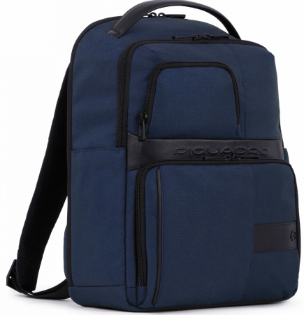 Рюкзак слинг мужской Piquadro Wollem CA5751W129/BLU синий полиэстер/натур.кожа