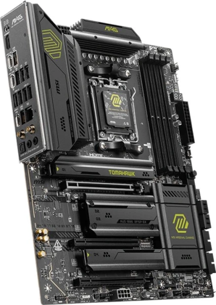 Материнская плата MSI MAG X870E TOMAHAWK WIFI SocketAM5 AMD X870 4xDDR5 ATX AC`97 8ch(7.1) 5Gigabit RAID+HDMI
