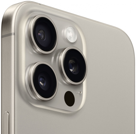 Смартфон Apple iPhone 15 Pro Max A3105 512Gb титан 3G 4G 1Sim 6.7" OLED 1290x2796 iOS 17 48Mpix 802.