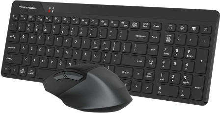 Клавиатура + мышь A4Tech Fstyler FG2400 Air2 клав:черный мышь:черный USB беспроводная slim (FG2400 A