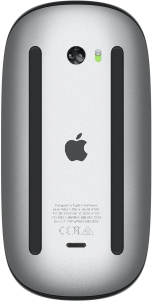 Мышь Apple Magic Mouse 3 A1657 черный лазерная беспров. BT для ноутбука (MMMQ3ZE/A)
