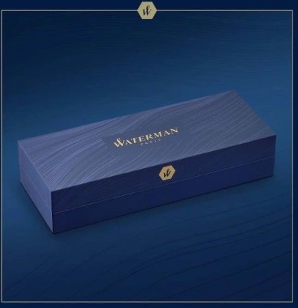 Ручка перьев. Waterman Hemisphere L`Essence du Bleu (CW2166467) LaqBlue CT F сталь нержавеющая подар.кор.