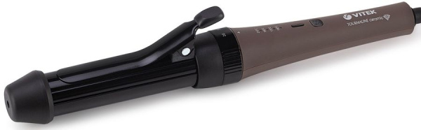 Щипцы Vitek 2521-VT-01 70Вт макс.темп.:210С покрытие:титаново-турмалиновое коричневый