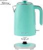 Чайник электрический Galaxy Line GL 0347 1.7л. 2200Вт бирюзовый корпус: нерж.сталь (ГЛ0347Л)