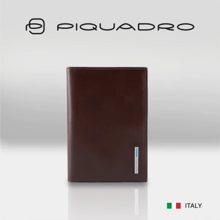 Обложка для паспорта Piquadro Blue Square PP5255B2/MO коричневый натур.кожа