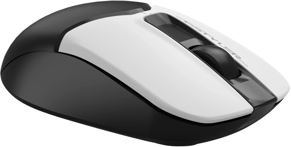 Мышь A4Tech Fstyler FG12 Panda белый/черный оптическая (1200dpi) беспроводная USB (3but)