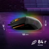 Мышь Оклик 714GM черный оптическая (3200dpi) USB (7but)