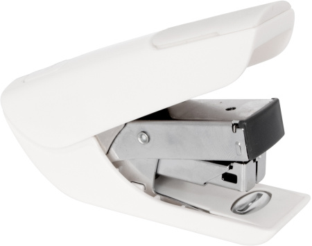 Степлер Kw-Trio 0556B-WHT Mini Air touch 24/6 26/6 (20листов) белый 50скоб пластик закрытый коробка