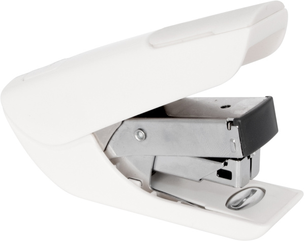 Степлер Kw-Trio 0556B-WHT Mini Air touch 24/6 26/6 (20листов) белый 50скоб пластик закрытый коробка