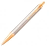 Ручка шариков. Parker IM Premium K323 (CW1931687) Grey GT M син. черн. подар.кор.