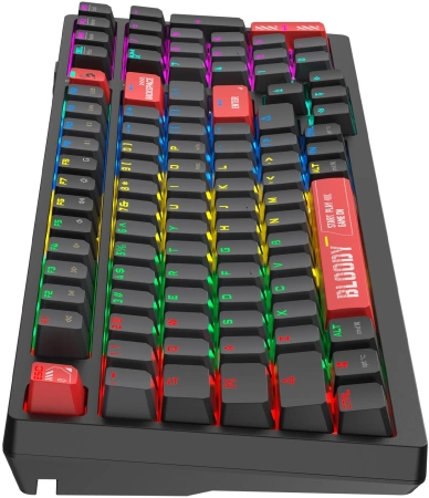Клавиатура A4Tech Bloody WS98 механическая черный USB беспроводная BT/Radio Multimedia for gamer LED (WS98)