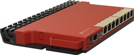 Коммутатор MikroTik L009UiGS-RM (L2) 8x1Гбит/с 1SFP 1PoE управляемый