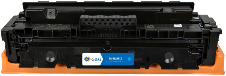 Картридж лазерный G&G GG-W2031X 415X (есть ограничения по прошивке) голубой (6000стр.) для HP LJ M454/MFP M479