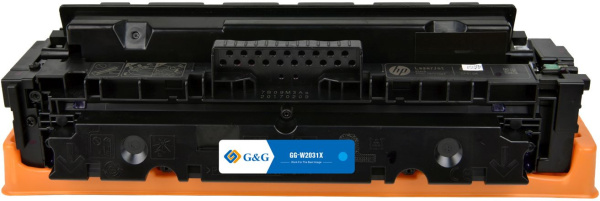 Картридж лазерный G&G GG-W2031X 415X (есть ограничения по прошивке) голубой (6000стр.) для HP LJ M454/MFP M479