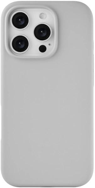 Чехол (клип-кейс) uBear для Apple iPhone 16 Pro Touch with MagSafe светло-серый (CS408LG63PTH-I24M)