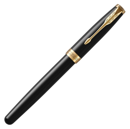 Ручка роллер Parker Sonnet Core T530 (CW1931496) LaqBlack GT F черн. черн. подар.кор.