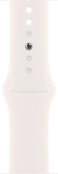 Смарт-часы Apple Watch Series 10 A2997 42мм OLED корп.розовое золото Sport Band рем.белый разм.брасл.:130-180мм (MWWH3LW/A)