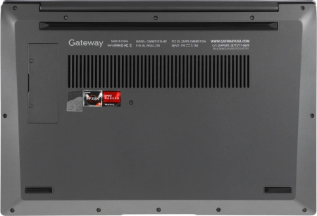 Ноутбук Gateway Ultra Slim 14 Ryzen 5 3500U 8Gb SSD256Gb AMD Radeon Vega 8 14.1" IPS FHD (1920x1080) Windows 11 Home black WiFi BT Cam (GWNR51416-BK)