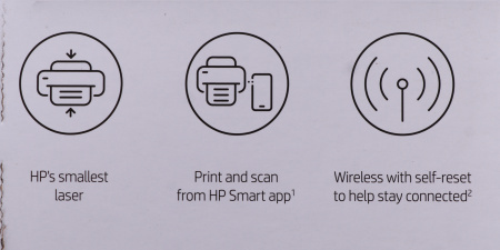 Принтер лазерный HP LaserJet M111w (7MD68A) A4 WiFi белый
