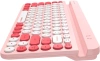 Клавиатура A4Tech Fstyler FBK30 розовый USB беспроводная BT/Radio slim Multimedia (FBK30 RASPBERRY)