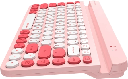 Клавиатура A4Tech Fstyler FBK30 розовый USB беспроводная BT/Radio slim Multimedia (FBK30 RASPBERRY)