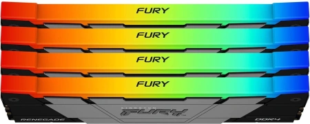 Память DDR4 4x8GB 3200MHz Kingston KF432C16RB2AK4/32 Fury Renegade RGB RTL Gaming PC4-25600 CL16 DIM