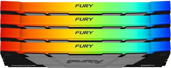 Память DDR4 4x8GB 3200MHz Kingston KF432C16RB2AK4/32 Fury Renegade RGB RTL Gaming PC4-25600 CL16 DIM