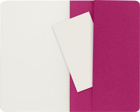 Блокнот Moleskine CAHIER JOURNAL CH018D17 Large 130х210мм обложка картон 80стр. нелинованный розовый неон (3шт)