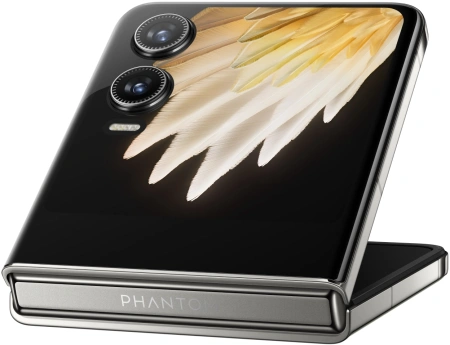 Смартфон Tecno AE11 Phantom V Flip2 5G 256Gb 8Gb серый раскладной 3G 4G 2Sim 6.9" 1080x2640 Android 14 50Mpix 802.11 a/b/g/n/ac/ax NFC GPS GSM900/1800 GSM1900 TouchSc Protect FM A-GPS