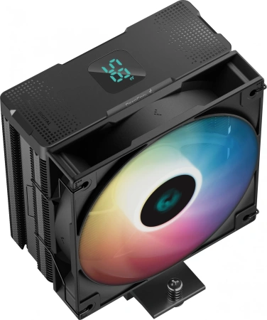 Устройство охлаждения(кулер) Deepcool AG400 Digital ARGB Soc-AM5/AM4/1151/1200/1700 4-pin Al+Cu 220W