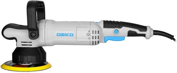 Полировальная машина Deko PDK-1600 PRO 1600Вт 4000об/мин рез.шпин.:M8 d=150мм (085-1065)