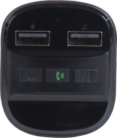 Автомобильный FM-модулятор ACV FMT-121B черный MicroSD BT USB (37575)