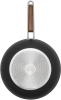 Сковорода ВОК (WOK) Rondell Fjord RDA-1800 круглая 28см покрытие: Xylan Plus ручка несъемная (с крышкой) черный